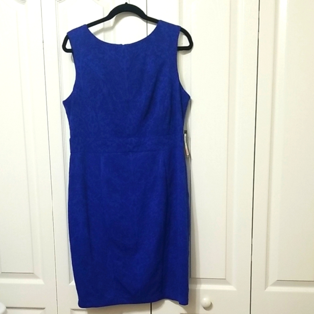 Electric Blue Sheath Dress - Picture 1 of 4